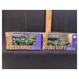(2) Vtg Russo-Balt S24-40 Torpedo Diecast Car