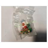 Mini Santa Riding A Train Ornament