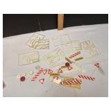 Vtg Plastic Road Signs for Train Models