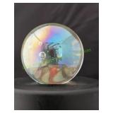 Clear Iridescent Glass Super Jumbo Marble