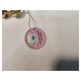 Gold-Plated Crystal Temptations Train Ornament