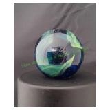 Blue & Green Swirl Super Jumbo Marble