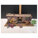 Vtg Model Railroad Camp Car