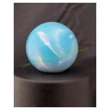 Blue & White Swirl Super Jumbo Marble