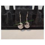 Steam Locomotive Dangle Earrings