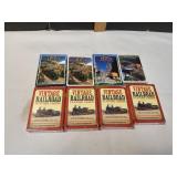 (8) Decks of Train Playing Cards