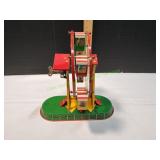Vtg Tin Lithographed Wind-Up Ferris Wheel