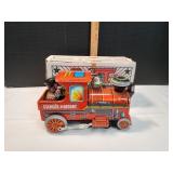 Vtg Csengos Mozdony Tin Toy Train