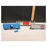 (3) Vtg HO Scale Cars