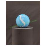 Blue & White Swirl Super Jumbo Marble