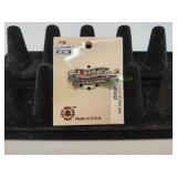 Sterling Silver I Love Trains Charm