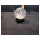 Vtg Atlas Crystal Works Snowglobe