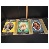 (3) Vtg Esquire Magazines