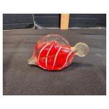 Hand-Blown Art Glass Fish Figurine