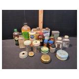 Vtg Bottles, Tins & More