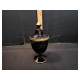 Bohemian Amethyst Crystal Lidded Goblet