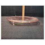 Janette Glass Sunflower Pink Depression Cake