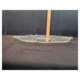 Cambridge Rosepoint Etched Rectangular Platter