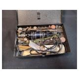 Vtg Rotary Tool w/ Accessories in Metal Case