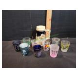 German Beer Stein w/ Shot Glasses