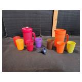 (2) Tupperware Mini Serve Toy Beverage Sets