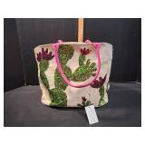 Mudpie Paradise Dazzle Cactus Tote Bag