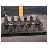 (9) Black Fashion Rings