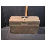 Metal Toolbox w/ Tools