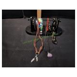 Bracelets & Necklaces on Bracelet Display Stand