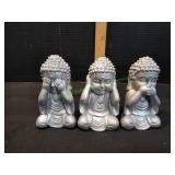 See No Evil, Hear No Evil, Speak No Evil Buddhas