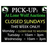 PICKUP DATES - PLEASE FOLLOW