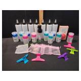 Cosmetic Pump-Down Bottles, Clips & More