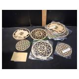 Lot of Flower of Life Wall Art Pieces