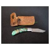 Damascus Folding Pocket Knife