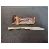 Damascus Folding Pocket Knife
