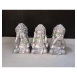 See No Evil, Hear No Evil, Speak No Evil Buddhas