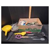 Box of Kitchen Utensils