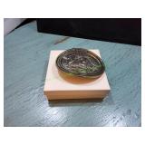 Vtg Limited Edition Dr Pepper Brass Belt Buckle