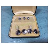 Vtg Vogue Cufflinks & Studs Set in Gift Box