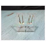 (2) Dangle Earrings