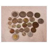 (25) Foreign Coins