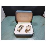 Geneva Classic Collection His&Her Quartz Watch Set