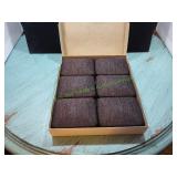(6) Brown Jewelry Gift Boxes