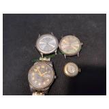 (4) Vtg Watch Faces