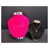 (2) Goldtone Necklaces