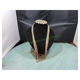 52" Multi-Layered Gold-Tone Necklace