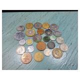 (25) Foreign Coins