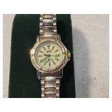 Vtg Lorus Sports V515-6C30 Two-Tone Watch