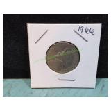 1966 Panamanian 1/4 Balboa Coin