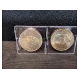 1971 & 1972 Kennedy Half Dollar